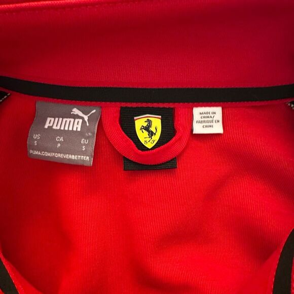 Puma Scuderia Ferrari Race MT7 Motosport Full Zip Track Jacket Red Small - Picture 4 of 5